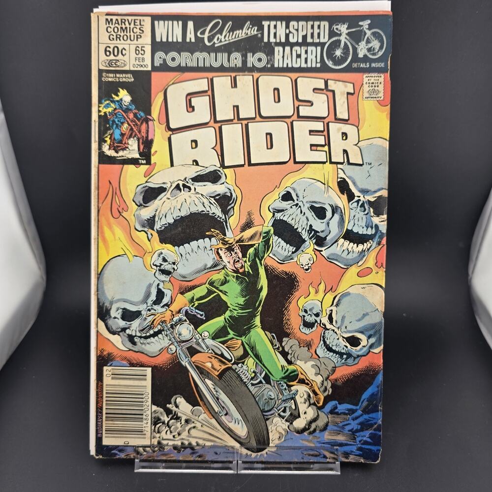 Ghost Rider #65 (1982) Marvel Comics Newsstand Variant VG/FN 5.0 Lair Loan Shark